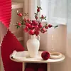 Fruta de Granada Artificial Estilo Chino Flor Artificial Flor Artificial Decoración Flor de Nochevieja Festiva Año Nuevo Sala de Estar Mesa de Comedor Decoración del Hogar