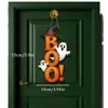 Amazon Nuevo Producto Decoración Colgante de Porche de Halloween Fantasma Lindo Adorno Colgante de Puerta Decoración Colgante de Madera