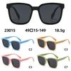 2025 novo óculos de sol de silicone infantil moda outdoor para meninos e meninas, óculos de sol infantis versáteis, atacado