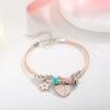 Pulsera creativa popular 2024 femenina de dibujos animados tejida cerámica directo de fábrica novias pareja estudiante pequeño regalo joyería