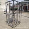 Suministro de acero inoxidable, puerta doble, puerta simple, carro para pan al vapor, estante para secado de batata, carro para pepinos de mar al vapor, material 304