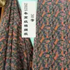 Pijamas Tela de Seda Algodón Seda de Algodón Artificial Vestido para Niños Tela para Ropa Verano Caída Estampado