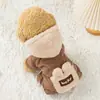 Nuevo Abrigo de Algodón Grueso y Cálido con Forro Polar de Invierno para Perros, con Accesorio para Correa, Lindo Conjunto con Capucha de Cuatro Patas para Perros Pequeños