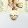 Imitação de comida e jogar sorvete acessórios de resina DIY Hole Shoes Mobile Phone Shell Hairpin Head Rope Refrigerator Sticker Decoration Material