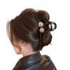 Pinza de Pelo de Perla para Mujer, Pinza de Tiburón para la Parte Trasera de la Cabeza, Pinza para Cabello con Poco Cabello, Nuevo Pinza de Pelo de Gama Alta 2025