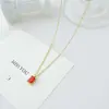 Estilo Ins europeo y americano, collar nuevo de temperamento simple para mujer, diseño de nicho, acero inoxidable, personalidad, moda, colgante versátil