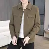 Jaqueta Masculina de Lapela Nova Coleção Outono/Inverno 2026 Estilo Coreano Casual Moda de Alta Qualidade Jaqueta de Trabalho