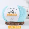 Hilo de Lana de Bebé Algodón Puro Crochet Sombrero Bola de Hilo para Bebé Algodón Amigable con la Piel Tejido a Mano DIY Bufanda de Punto Hilo para Suéter