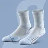 Calcetines Deportivos Profesionales para Correr al Aire Libre para Hombre de Media Pantorrilla con Planta de Toalla Maratón Baloncesto Fitness Bádminton Lote Zhuji