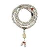 Ecología Original estrella blanca lisa Luna Bodhi alrededor de 108 piezas Pulsera collar Wenwan rosario con cuentas cadena retro para hombres y mujeres
