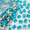 8*10mm Largo Recto Joyería para Uñas Diamante de Punta Inferior Forma Especial Popular en Xiaohongshu Material de Uña Portátil Diamante para Uñas al por Mayor