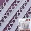 1.4 elástico furo largo cinto de dentes renda acessórios decoração meia-lua arqueada pequena renda roupa joias elástico