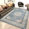 Alfombra Lavable para Sala de Estar de Imitación Cachemir Transfronteriza TPR, Alfombrilla Plegable Lavable a Máquina de Pelo Corto para Mesita de Noche de Dormitorio, Suministro Directo del Fabricante