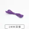 AliExpress Linha encerada de três fios 1mm Taiwan cor branca linha encerada ecológica 30 cores 10 metros por rolo