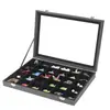 Caja de Almacenamiento Multifuncional para Joyería, Exquisita Caja de Almacenamiento para Pendientes, Aretes, Anillos, Colgantes, Bandeja de Gran Capacidad y Más