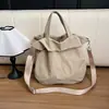 Nova Bolsa Tote Fashion, Design de Nicho 2026, Bolsa de Mão Personalizada, Bolsa de Tecido Transversal de Grande Capacidade para Mulheres