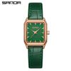 Sanda pulseira de aço alta qualidade medieval pequeno quadrado quartzo feminino relógio moda temperamento pulseira Joker luxo leve relógio de pulso atacado