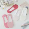 Meias femininas invisíveis de corte baixo de corte baixo primavera e outono verão antiderrapante antiderrapante calcanhar ins da moda rosa verão meias finas