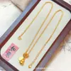 Tienda de Oro Mismo Estilo Set de Collares de Moda Chapados en Oro, Elegante Collar Brújula de Ocho Tesoros, Cadena Larga para Suéter Disco de Calabaza, Estilo Chino Versátil para Mujeres
