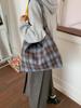 Nova Bolsa de Tecido Bolsa Tote Estudante Portátil Simples Casual Bolsa de Axila Feminina Grande Capacidade para o Trabalho Estilo Floresta Tendência Bolsa de Ombro