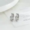 2026 Novos Brincos Dupla Camada da Moda Simples Estilo Japonês e Coreano para Mulheres, Versáteis para o Dia a Dia, Acessórios de Orelha Minimalistas e Elegantes