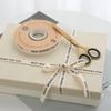 Inglês cinto de algodão estilo artístico flores frescas bolo caixa de presente fita de sobremesa buquê de fita diy saco de material