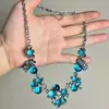 Gargantilha Choker Gravata Vazada de Design de Nicho Europeu e Americano, Colar Longo, Acessório Versátil e de Alta Qualidade para Meninas Modernas