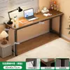 Mesa Longa Dupla para Aluguel Simples, Mesa Retangular para Quarto de Uso Doméstico, Mesa de Estudo e Escrita para Dormitório Estudantil