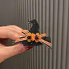 Accesorios para el Cabello de Niñas Adornos de Halloween al por Mayor Pasadores para el Cabello de Niños Pasadores de Bruja Calabaza Pasadores para Actuación Clips Superiores Accesorios para la Cabeza de Dibujos Animados