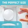 Pegatinas anticolisión para manija de puerta de silicona transparente nuevo engrosado amortiguador de baño silencioso almohadilla anticolisión venta al por mayor de fábrica transfronteriza