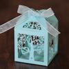 Caixa de doces oca a laser transfronteiriça caixa de papel de amor de árvore grande caixa de papel de pássaro de amor de férias fábrica de caixa de doces em estoque
