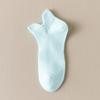 Calcetines 95% algodón para niñas calcetines deportivos en forma de U boca oreja elevación malla protectora transpirable desodorante color caramelo sin costuras tubo corto finos