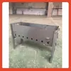 Parrilla de Barbacoa Portátil para Exteriores Estilo Tarjeta, Parrilla de Carbón Desmontable, Estufa de Leña de Acero al Carbono Espesado, Juego de Estufas para el Hogar