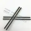 Fileira única espaçamento duplo plástico 2,0 mm agulha de fileira única 1*40p pino duplo plástico alongado 9/15/17/20/21mm agulha reta