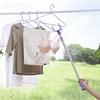 Tendedero retráctil de acero inoxidable para ropa, tendedero largo para balcón, dormitorio