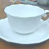 Nueva Taza de Café de Cerámica con Platillo, Estilo Nórdico Chapado Eléctricamente Taza para Arte Latte Gourmet, Taza y Platillo de Lujo Ligero, Taza Blanca Pura para Bebidas Calientes