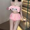 Pijama de perro Yugui, linda chica japonesa suave, lencería sexy, traje de pasión caliente, generación de cabello 2456