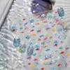 Pegatinas para Uñas en Relieve, Calcomanías para Uñas Frescas y Translúcidas de Moda, Decoraciones para Uñas de Peces Tropicales, Uñas Postizas