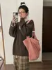 Bolsa Hobo Estilo Coreano Outono e Inverno para Mulheres 2026 Novo Estilo Preguiçoso Casual Versátil Bolsa para o Dia a Dia Bolsa Retrô de Grande Capacidade