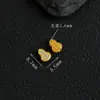 Prata S925 Banhada a Ouro 24K com Preservação de Cor Cabaça Azul Queimado Antigo Acessórios com Furo Passante Moda DIY Acessórios Versáteis