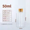 10/30/100ml tampa dourada transparente frasco plástico boca pequena sub-frasco transparente pet sub-frasco para amostra líquida