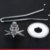 Conjunto de facas especiais para máquina de quebrar paredes TM767 de 2 litros, 6 lâminas de 8 folhas, cabeça de corte, acessórios para máquina de quebrar paredes comercial