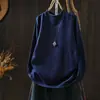 Nuevo top corto de punto rojo de manga larga para mujer, otoño de 2026, para mujeres petite, moderno y se puede usar solo como camiseta básica MT