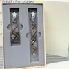 [Empaque de Caja de Regalo] Adecuado para Correa de Reloj Apple Iwatchs12S98765Se, Pulsera de Estrella y Luna, Correa de Cuero para Reloj
