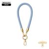 Cordão Original para Celular Longo 8mm Mosquetão de Montanhismo Transversal Ajustável Outdoor Elegante Dourado Escalada Corda Trançada