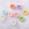 Tinta Acrílica para Assar Lírio-do-vale Flores Pequenas Galvanoplastia UV Contas Soltas Furo Reto Acessórios para Pulseira DIY Joias Artesanais com Contas