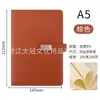 Set de Cuaderno con Hebilla de Imitación de Cuero A5Pu Bloc de Notas para Registro de Reuniones Cuaderno Engrosado para Oficina Negocios Venta al por Mayor