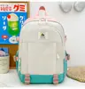 Mochilas Escolares para Niños y Niñas, Bloques de Color, Gran Capacidad, Mochilas Nuevas Ligeras y Versátiles para Estudiantes de Primaria, Adecuadas para Grados 3-6, Transfronterizas
