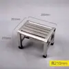 Banqueta Quadrada para Idosos, Banqueta de Banho para Banheiro com Quatro Pernas, Banqueta de Banho Antiderrapante para Idosos