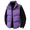 Nueva Chaqueta Chaleco de Retazos Otoño e Invierno Exterior Cortavientos Forro Polar Pana de Algodón Engrosada Cálida Sin Mangas Cuello Alto